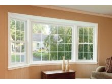 Bay Window installed with picture window and two sliding windows near Seattle WA